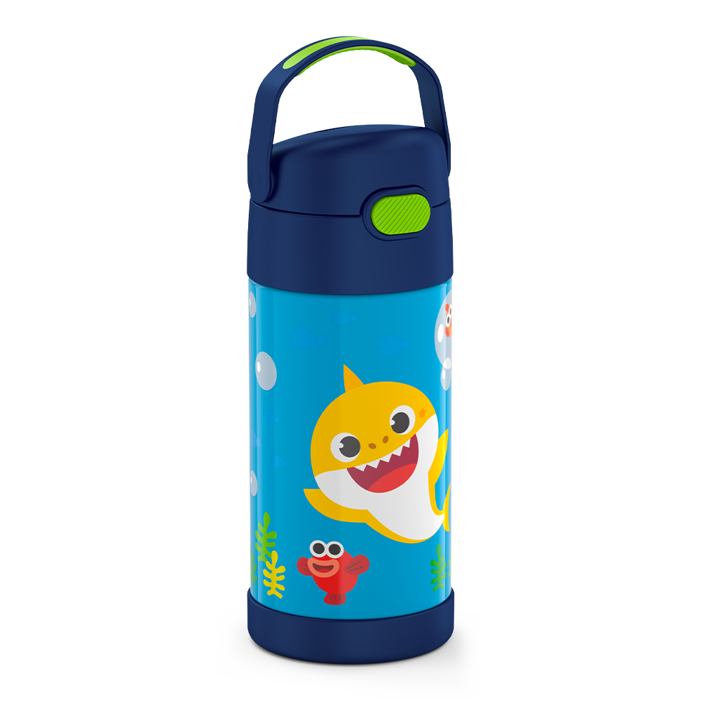 12oz FUNTAINER? WATER BOTTLE BABY SHARK - Image 5