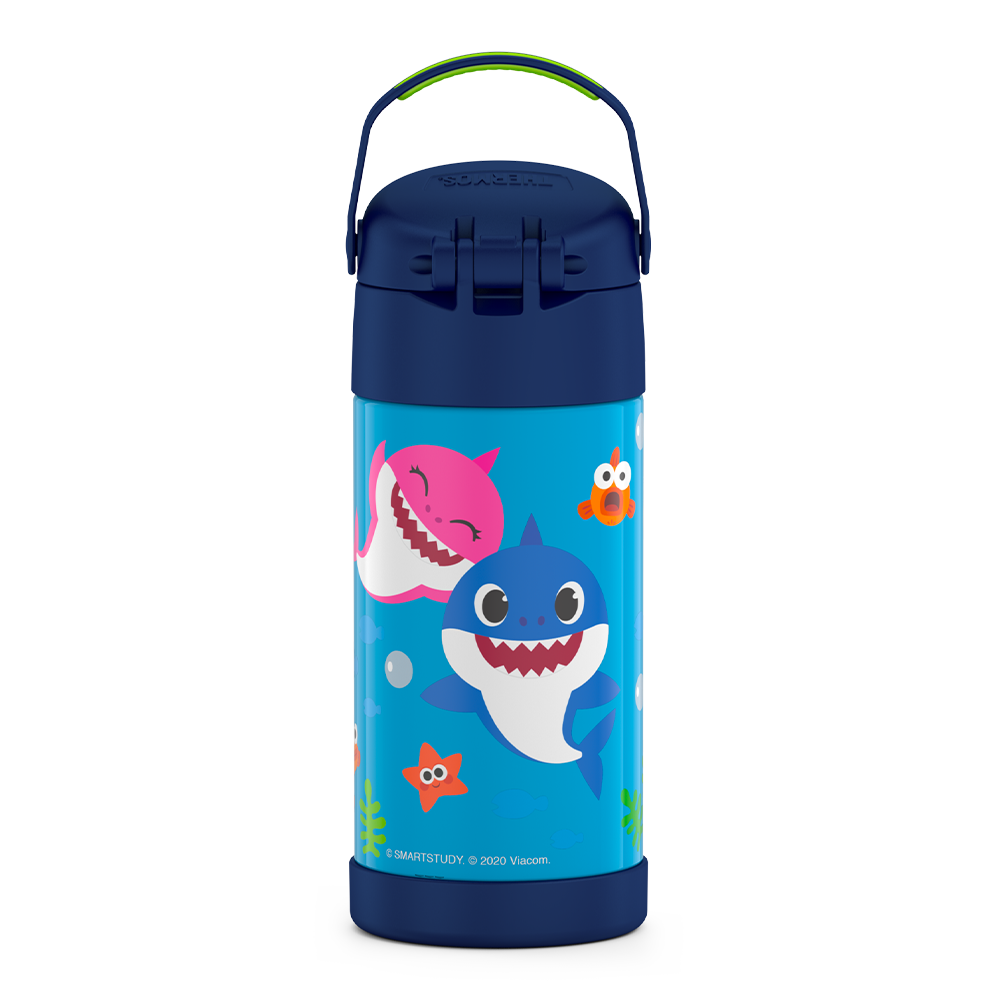 12oz FUNTAINER? WATER BOTTLE BABY SHARK - Image 6