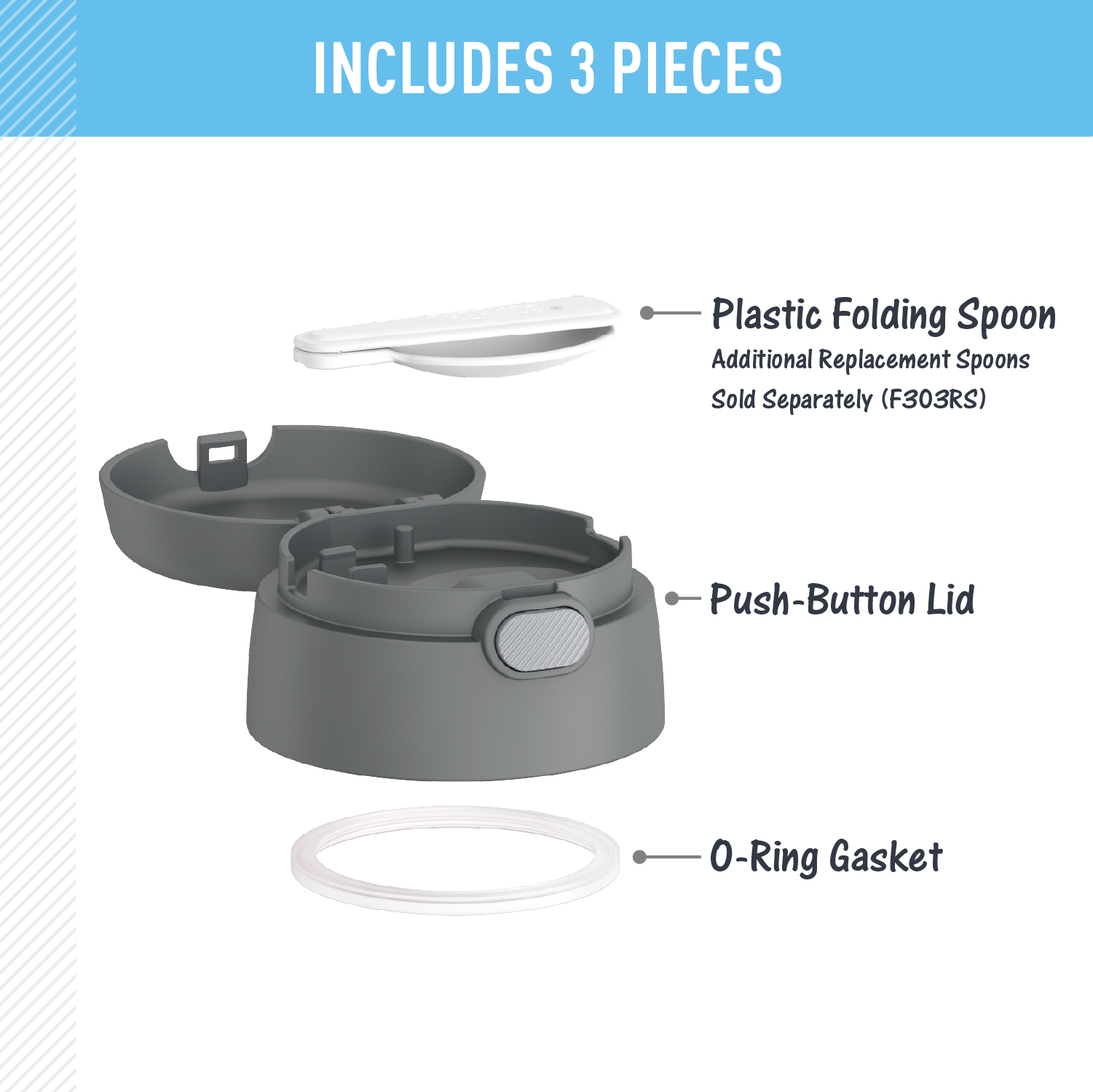 FUNTAINER? FOOD JAR - REPLACEMENT LID - Image 13