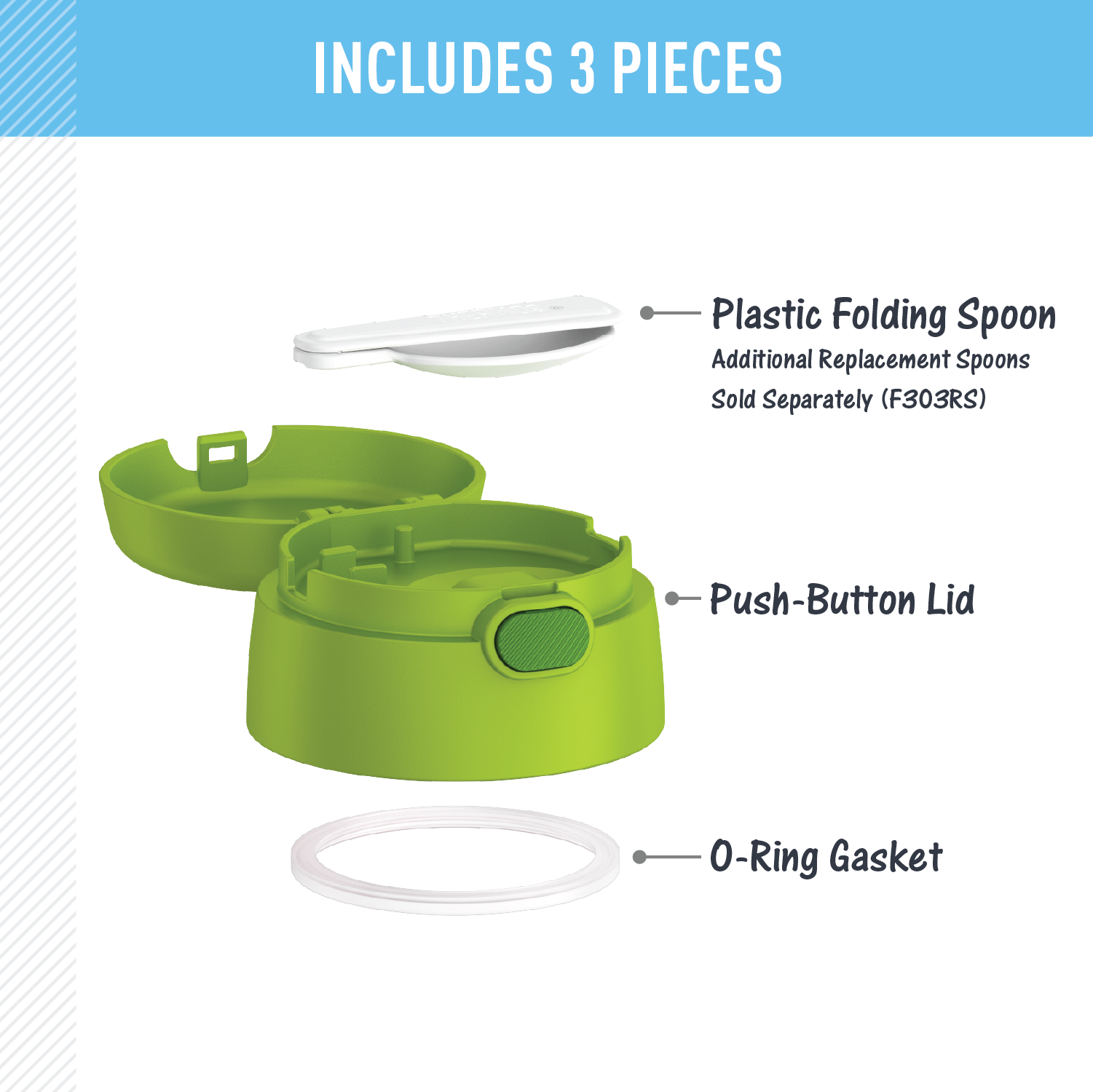 FUNTAINER? FOOD JAR - REPLACEMENT LID - Image 17