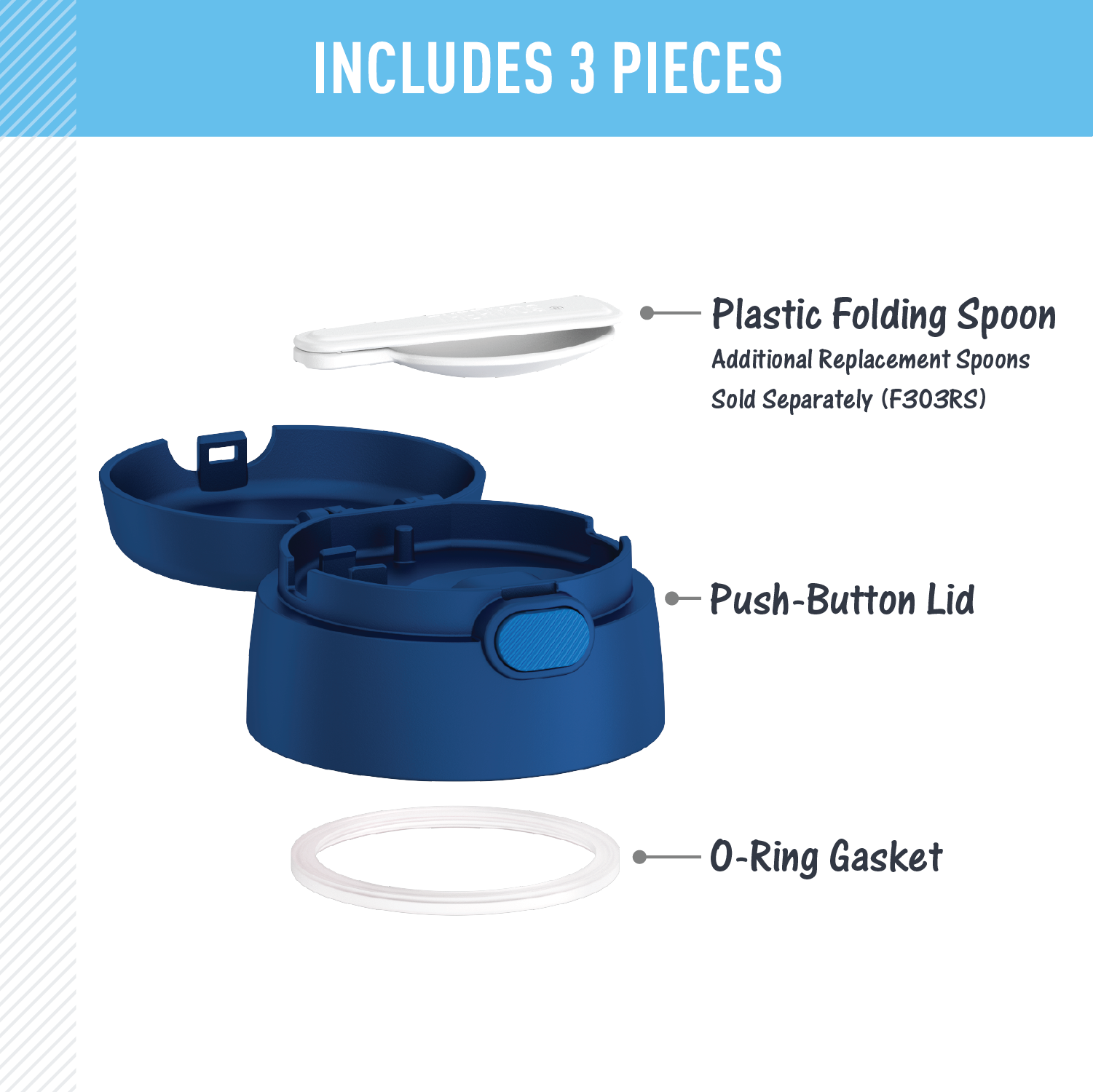 FUNTAINER? FOOD JAR - REPLACEMENT LID - Image 21