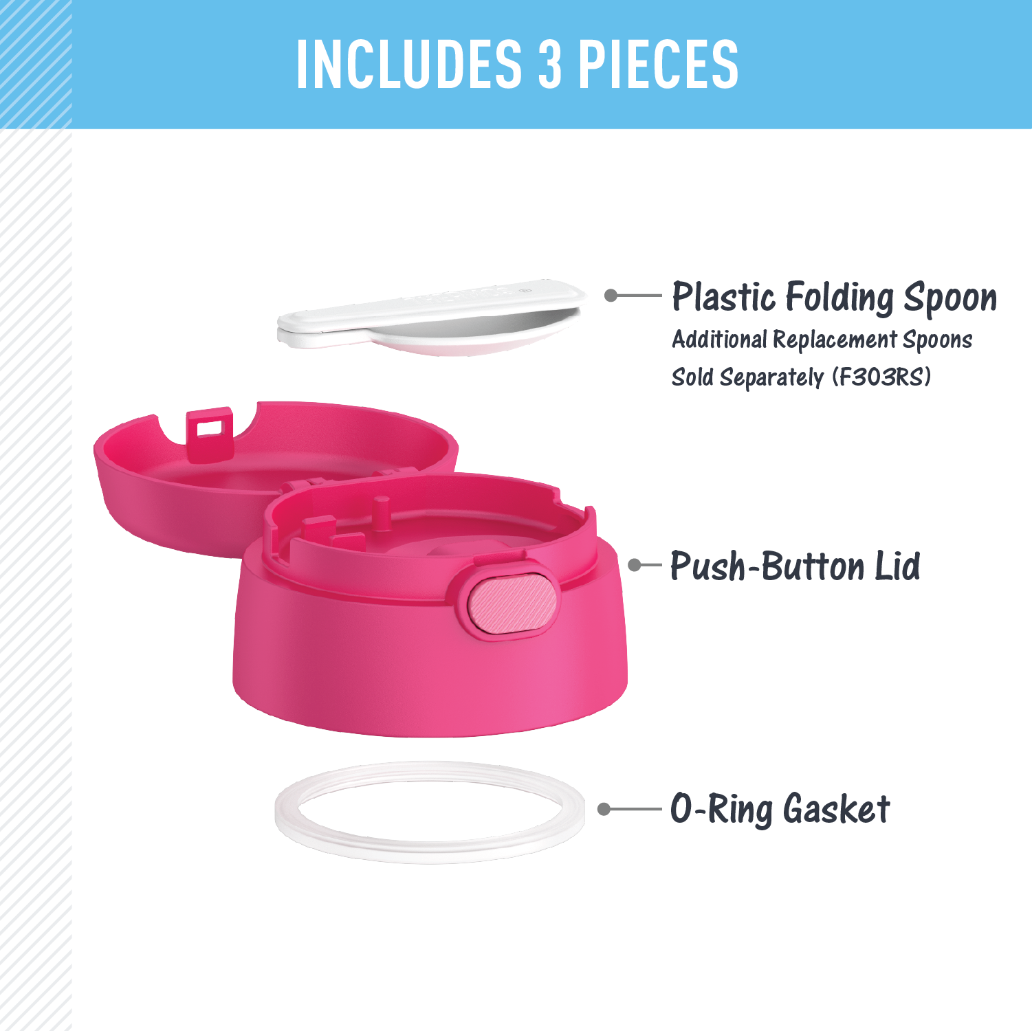 FUNTAINER? FOOD JAR - REPLACEMENT LID - Image 25