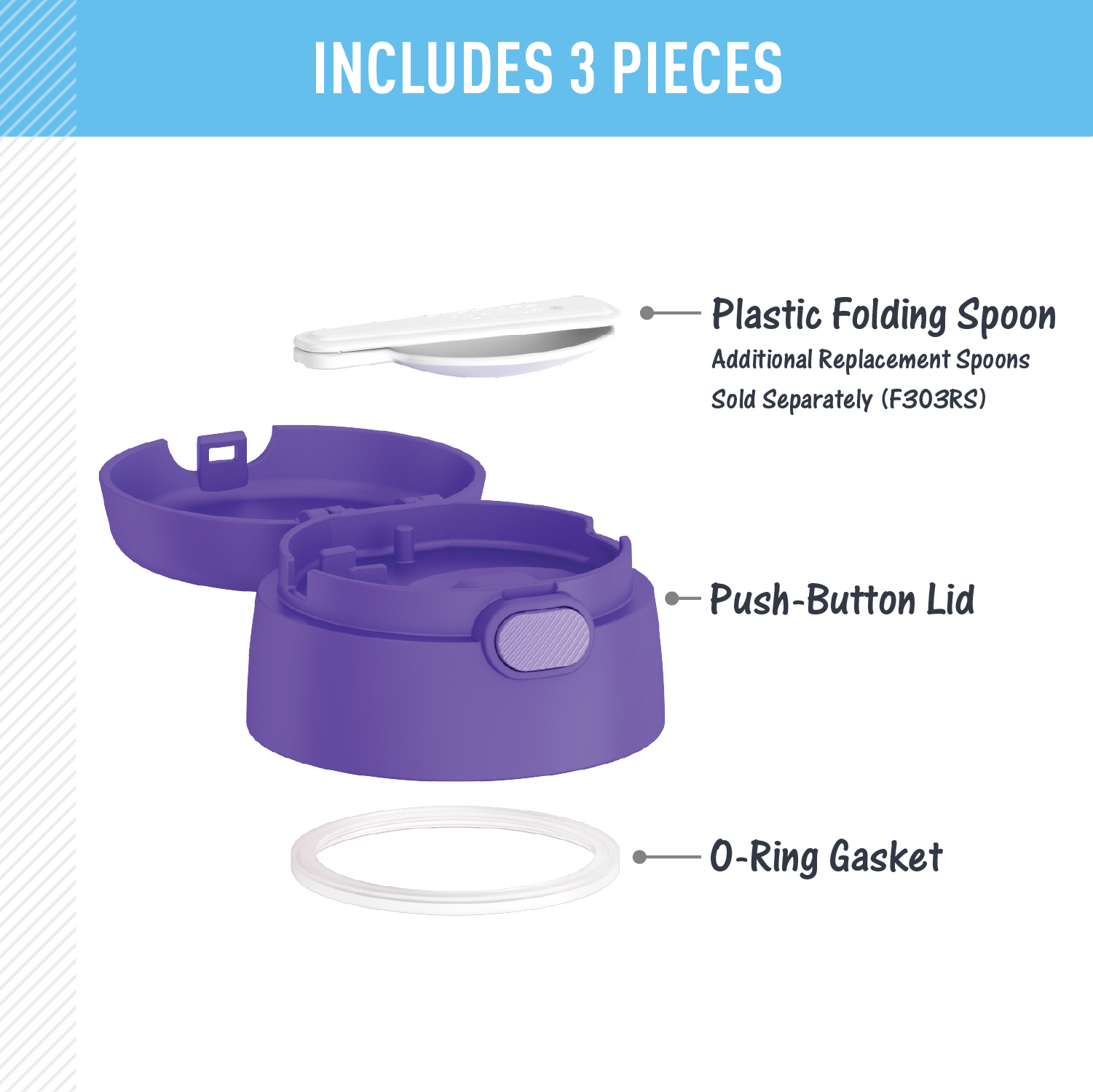 FUNTAINER? FOOD JAR - REPLACEMENT LID - Image 29