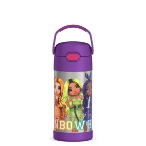 12oz FUNTAINER? WATER BOTTLE RAINBOW HIGH