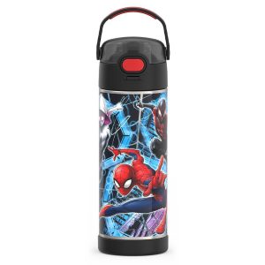 16oz FUNTAINER? WATER BOTTLE SPIDER-MAN