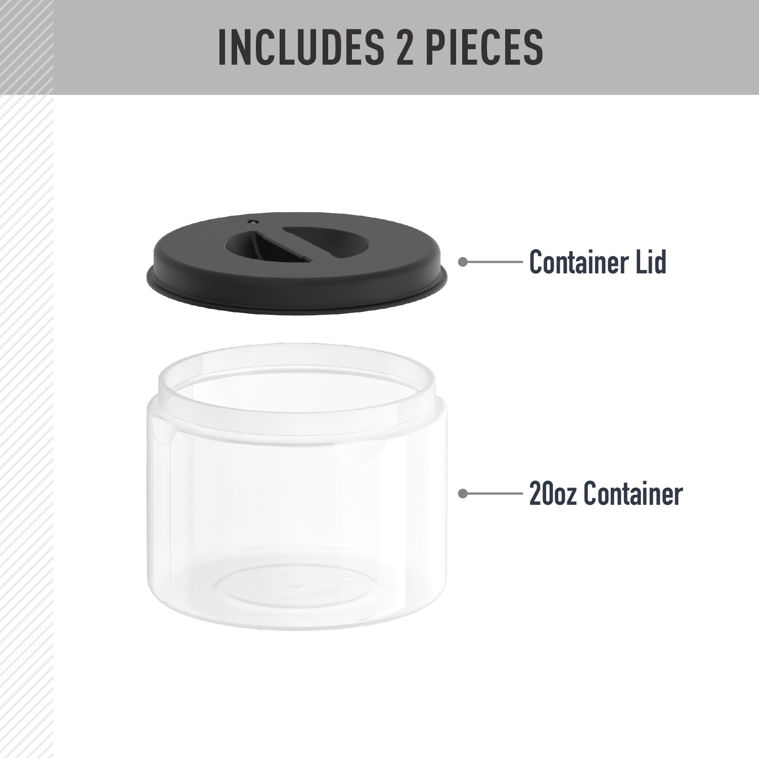 47oz FOOD JAR - REPLACEMENT INNER LINER CONTAINER - Image 2