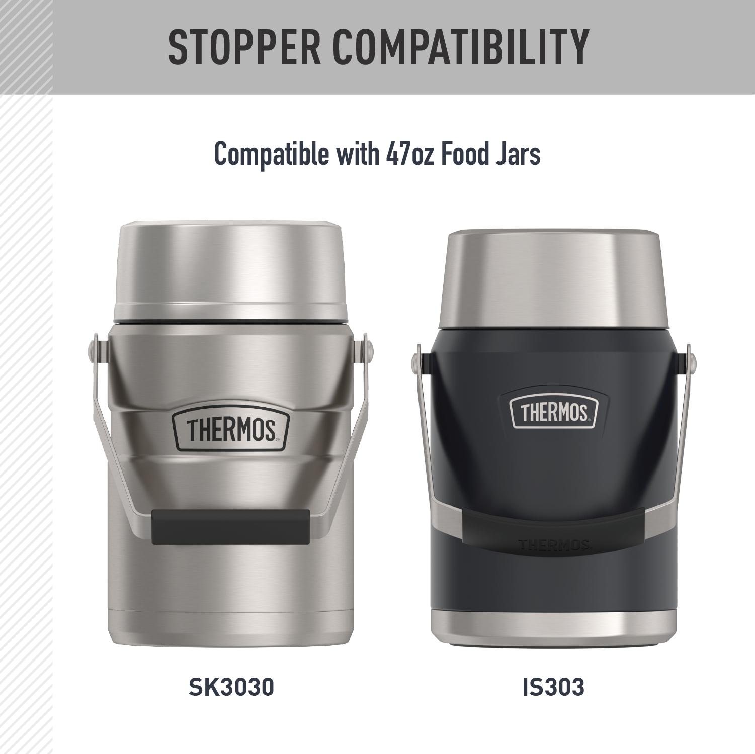 47oz FOOD JAR - REPLACEMENT STOPPER - Image 3