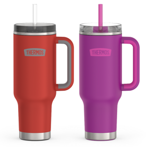 40oz Cup Holder Mug Bundle - Crimson & Plum