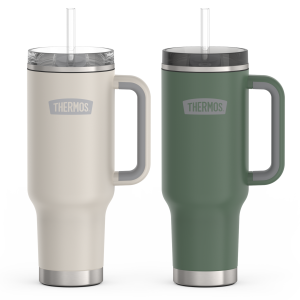 40oz Cup Holder Mug Bundle - Sandstone & Alpine Green