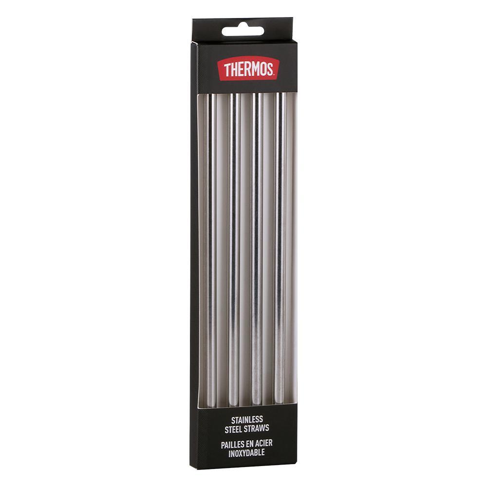 STAINLESS STEEL REPLACEMENT STRAWS - 4PK - Image 2