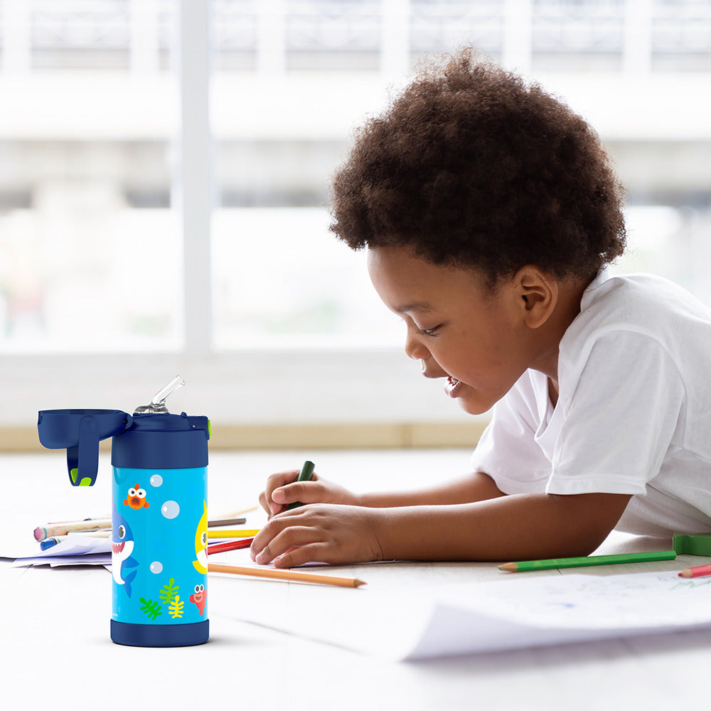 12oz FUNTAINER? WATER BOTTLE BABY SHARK - Image 9