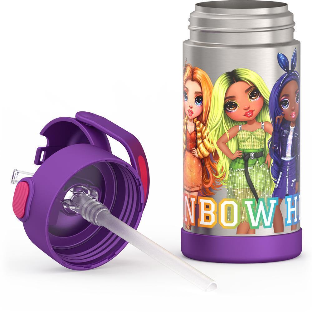 12oz FUNTAINER® WATER BOTTLE RAINBOW HIGH - Image 6