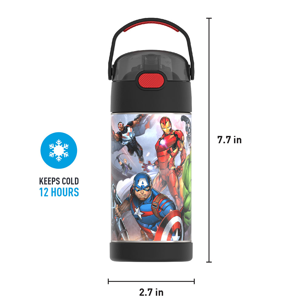 12oz FUNTAINER® WATER BOTTLE AVENGERS - Image 9