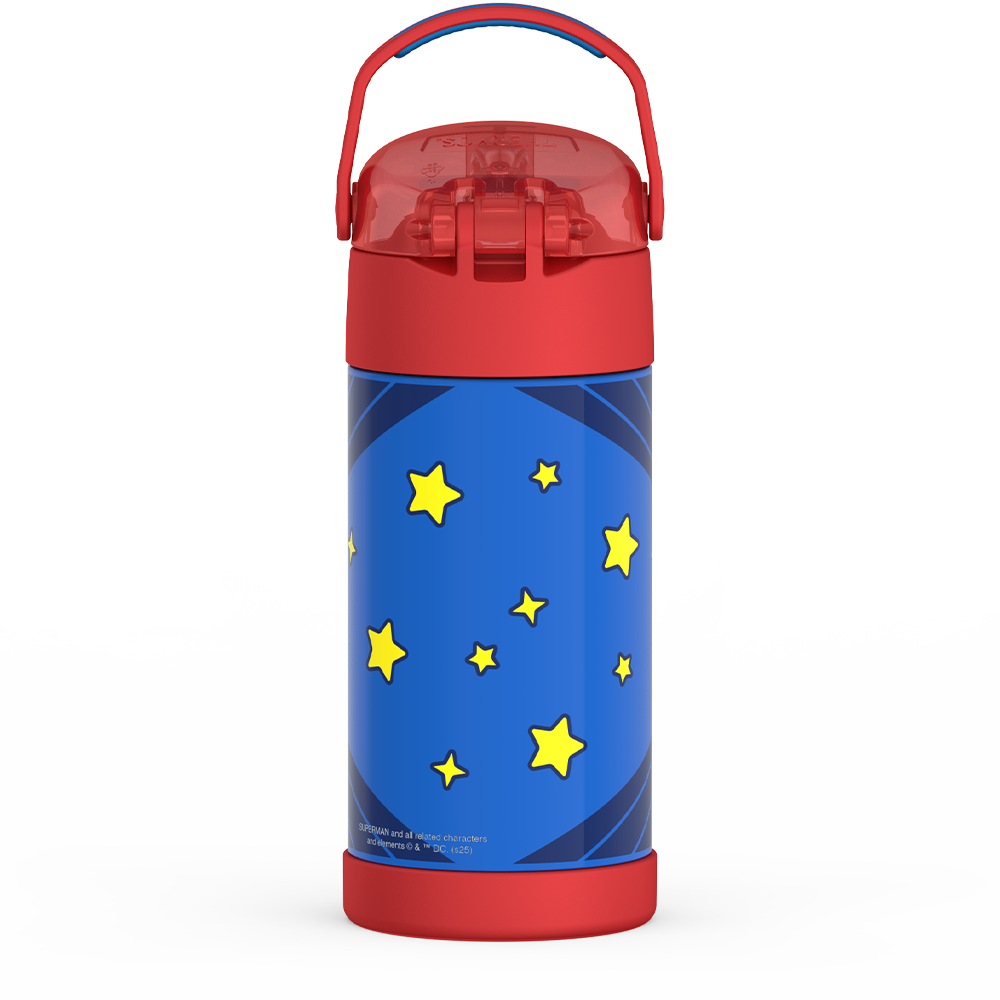 12oz FUNTAINER? WATER BOTTLE SUPERMAN - Image 2