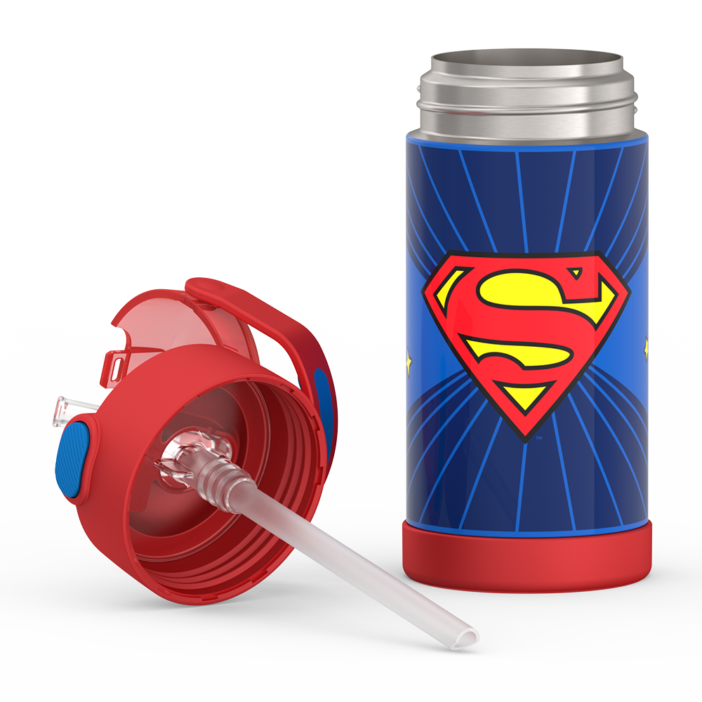 12oz FUNTAINER? WATER BOTTLE SUPERMAN - Image 3