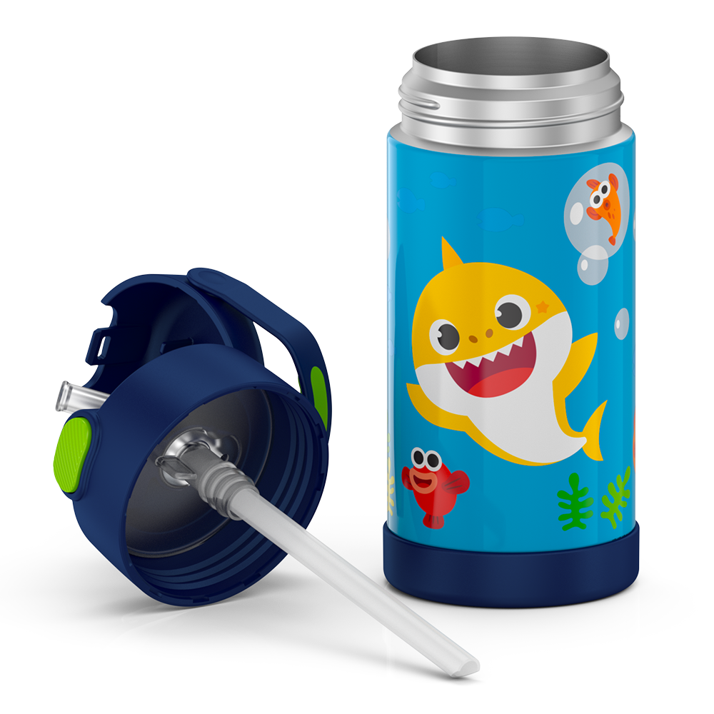 12oz FUNTAINER? WATER BOTTLE BABY SHARK - Image 7